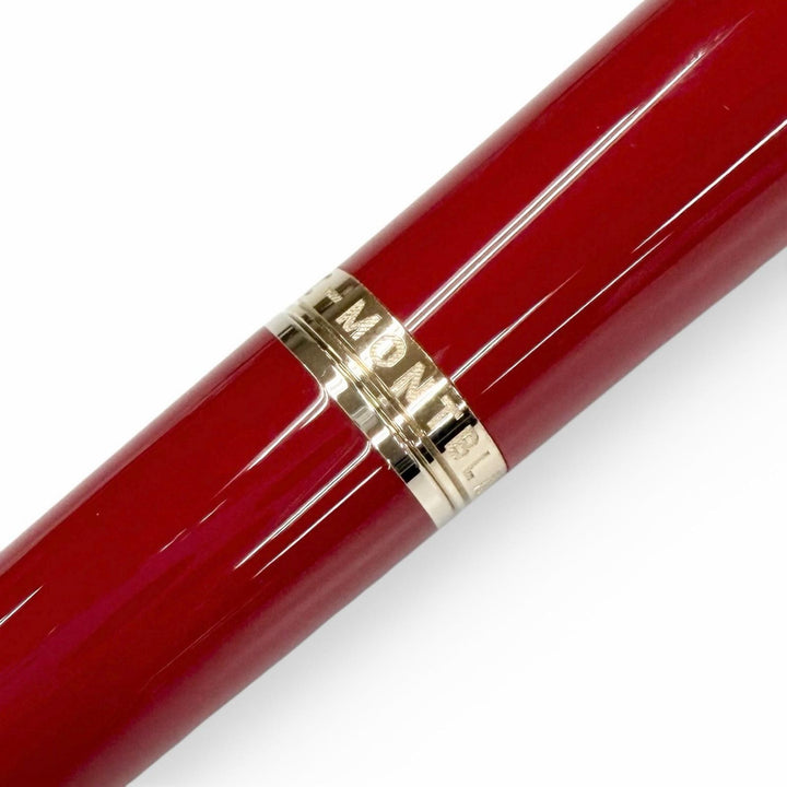 Excellent MONTBLANC fountain pen Muse Marilyn Monroe with pearl Red 14K mens