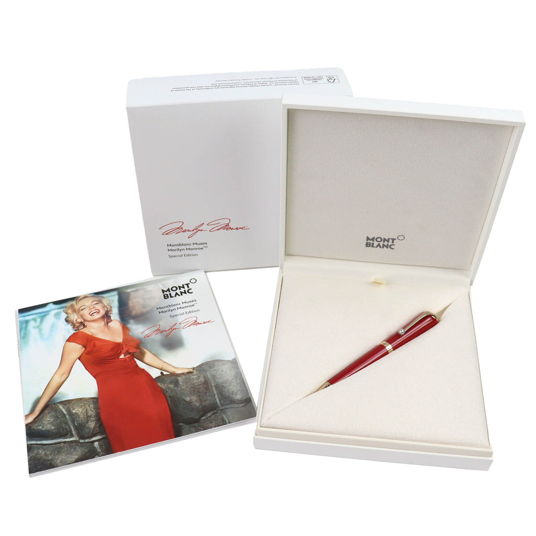 Excellent MONTBLANC Ballpoint pen Special Edition Muse Marilyn Monroe