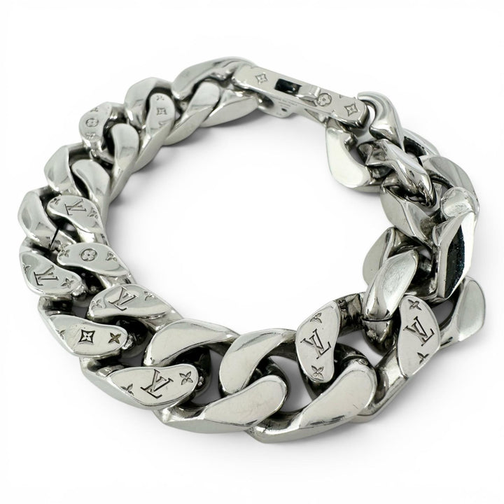 Very Good LOUIS VUITTON bracelet Bracelet LVChain Links Silver plating