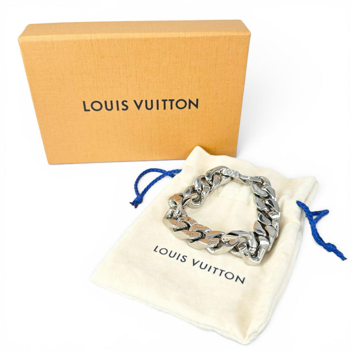 Very Good LOUIS VUITTON bracelet Bracelet LVChain Links Silver plating