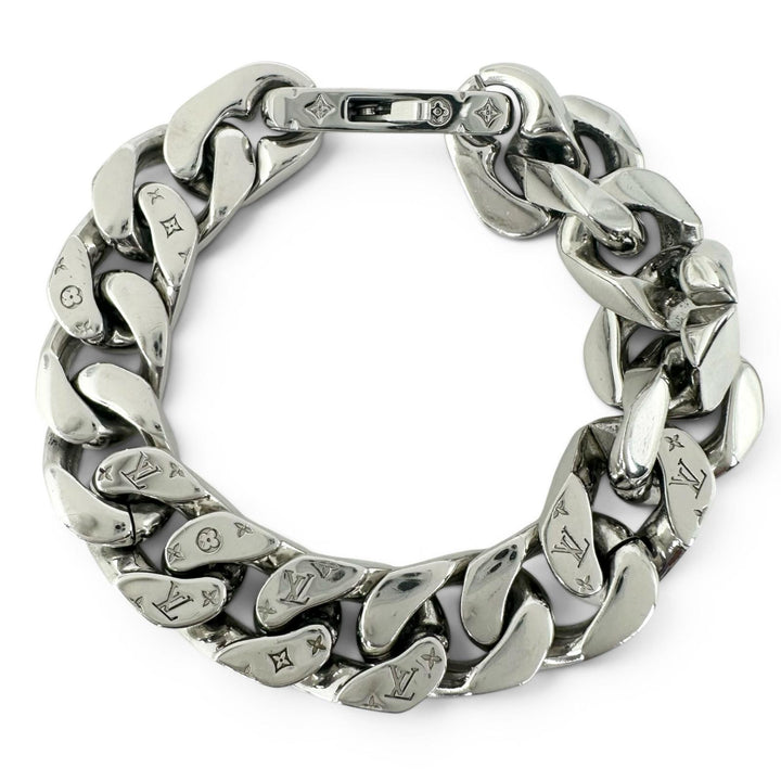 Very Good LOUIS VUITTON bracelet Bracelet LVChain Links Silver plating