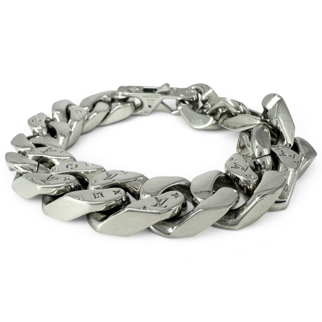 Very Good LOUIS VUITTON bracelet Bracelet LVChain Links Silver plating