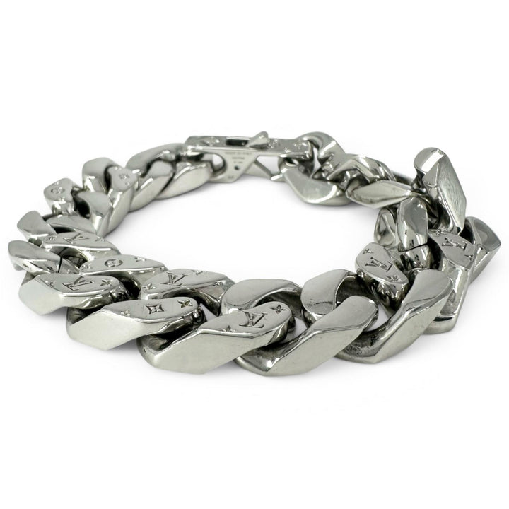 Very Good LOUIS VUITTON bracelet Bracelet LVChain Links Silver plating
