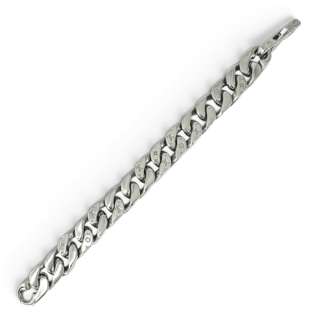 Very Good LOUIS VUITTON bracelet Bracelet LVChain Links Silver plating