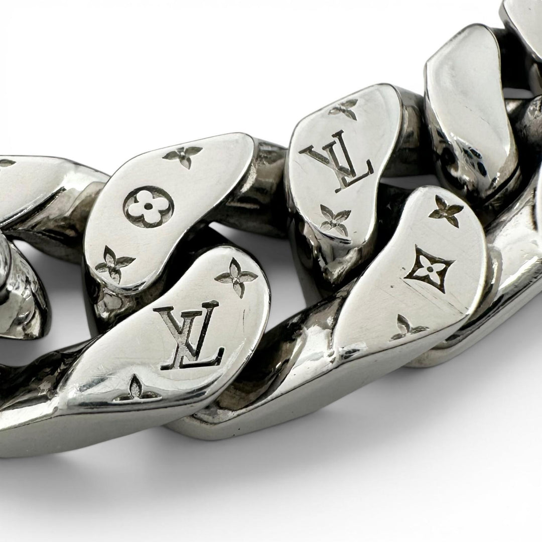 Very Good LOUIS VUITTON bracelet Bracelet LVChain Links Silver plating