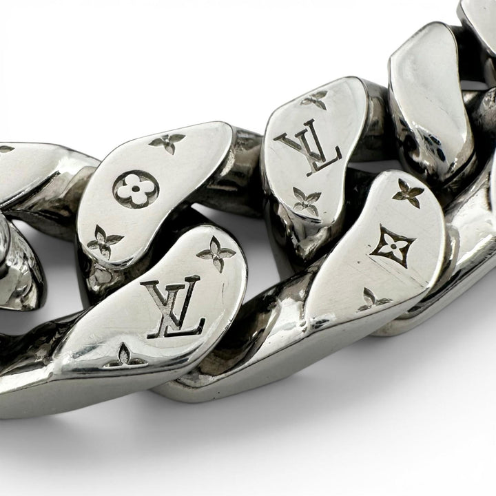 Very Good LOUIS VUITTON bracelet Bracelet LVChain Links Silver plating