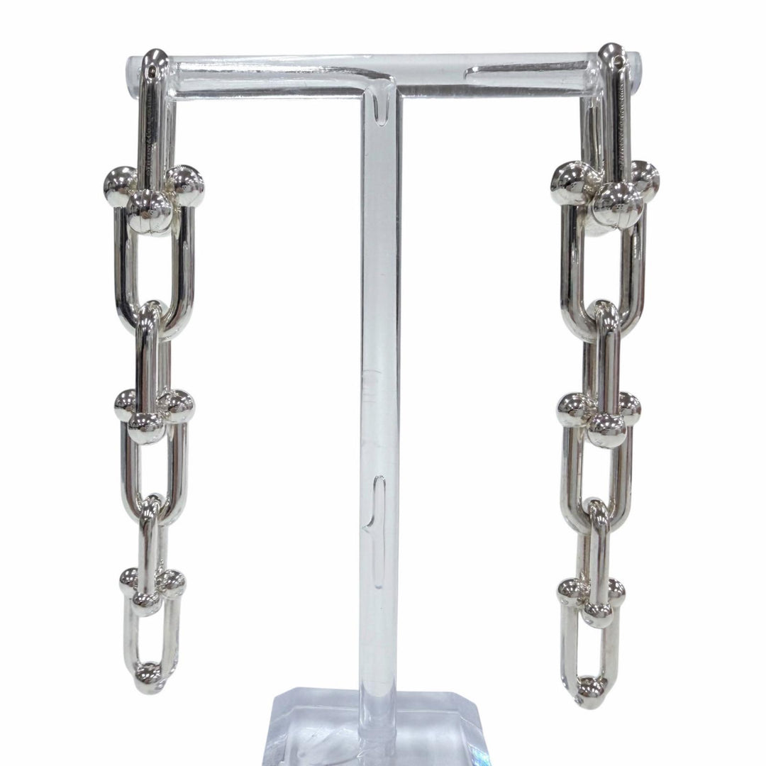 Excellent TIFFANY&Co. Pierce Hardware graduated link For both ears Silver 925