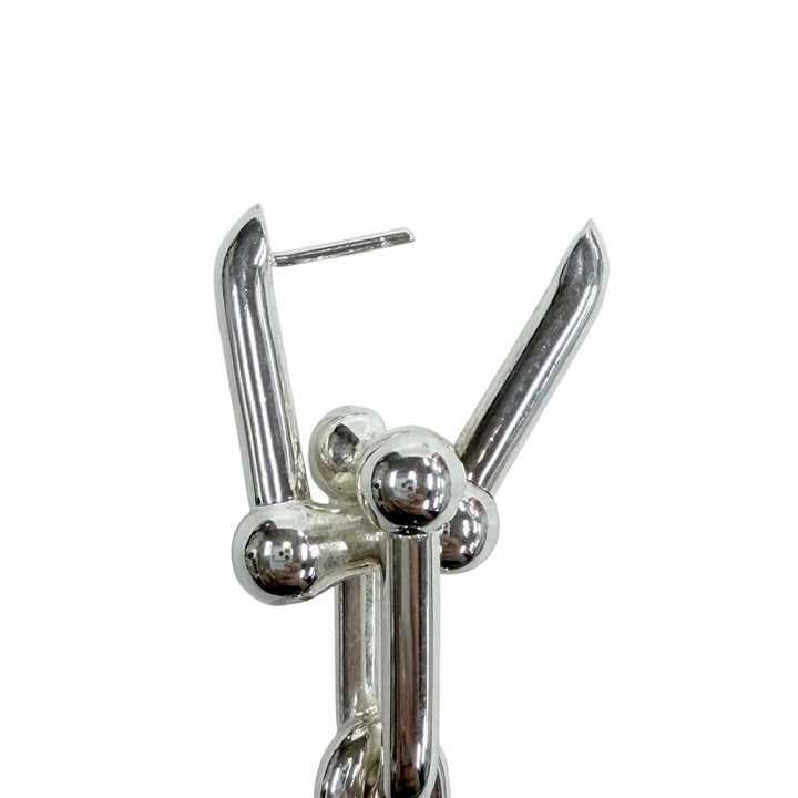 Excellent TIFFANY&Co. Pierce Hardware graduated link For both ears Silver 925