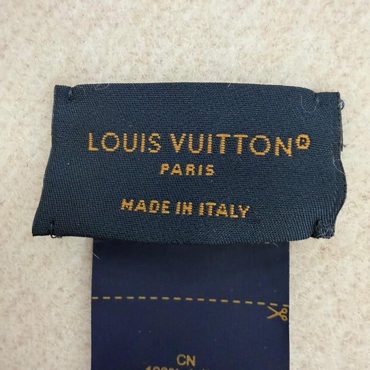 Great LOUIS VUITTON Scarf Muffler Reykjavik Gradient With fringe cashmere M77375