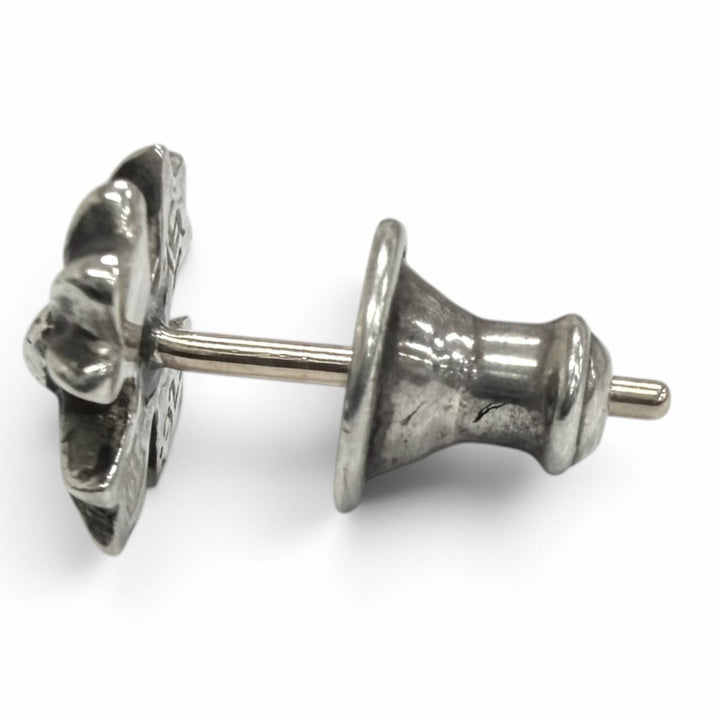 Great CHROME HEARTS Pierce No2 CH PLS CH Plus Single Stud Earring Silver