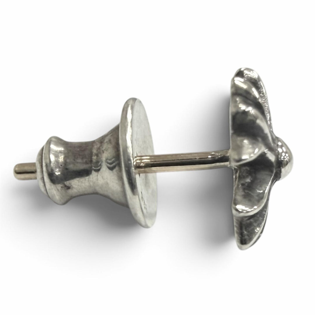 Great CHROME HEARTS Pierce No2 CH PLS CH Plus Single Stud Earring Silver