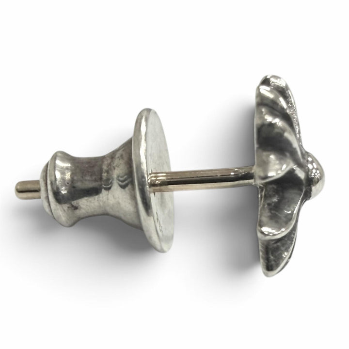 Great CHROME HEARTS Pierce No2 CH PLS CH Plus Single Stud Earring Silver