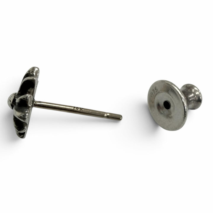 Great CHROME HEARTS Pierce No2 CH PLS CH Plus Single Stud Earring Silver