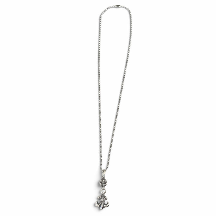 Great CHROME HEARTS Necklace 1BALL BS FLEUR 1 Ball BS Flare 20inch Silver