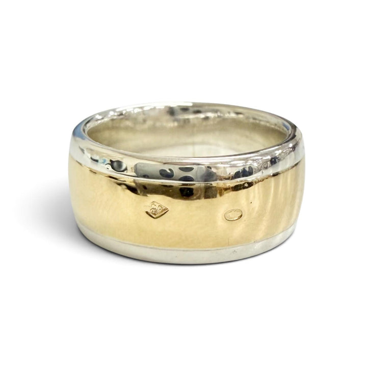 Great HERMES Ring ring H logo gold AU750 Women 48