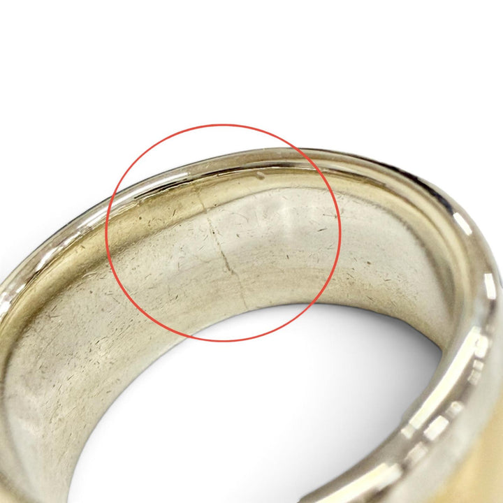 Great HERMES Ring ring H logo gold AU750 Women 48