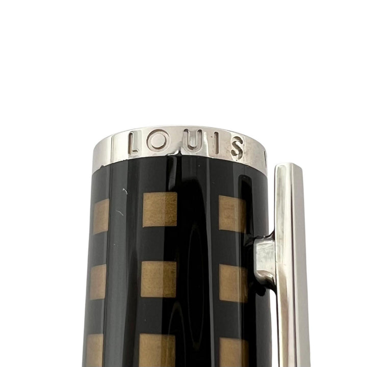Excellent LOUIS VUITTON Ballpoint pen Jet rack Damier Twist Brown mens