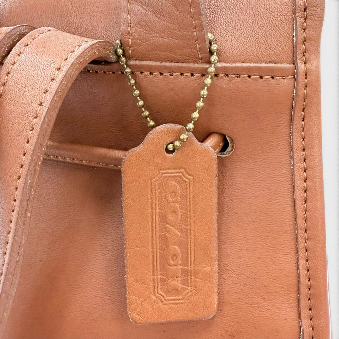 Great COACH Backpack Daypack Brown Glove leather Women