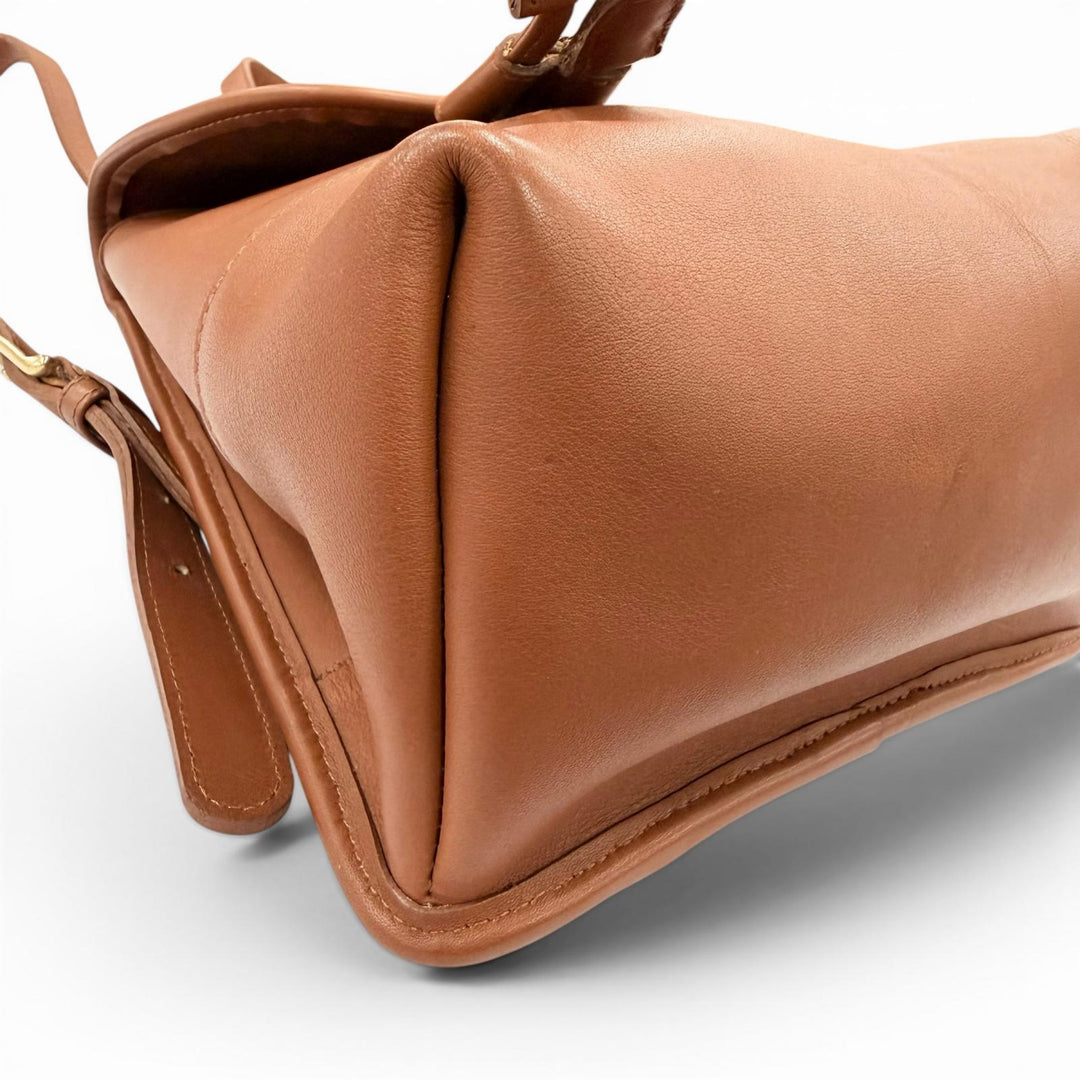 Great COACH Backpack Daypack Brown Glove leather Women