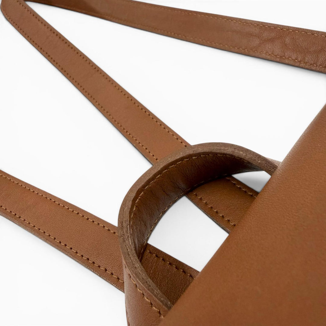 Great COACH Backpack Daypack Brown Glove leather Women