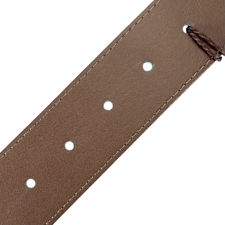 Pristine LOUIS VUITTON belt Suntulle LV Initial 40MM blue Epi Leather Women