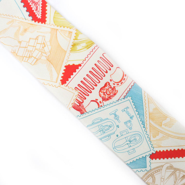 Pristine HERMES scarf Twilly Faubourg's stamp enthusiast silk Women H064205S