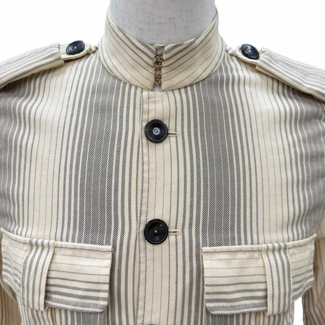 Pristine Yves Saint Laurent rive gauche Jacket Tom Ford era cotton 37