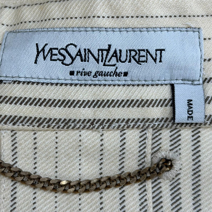 Pristine Yves Saint Laurent rive gauche Jacket Tom Ford era cotton 37