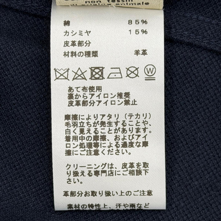 Excellent HERMES Short sleeve T-shirt Navy cotton mens M 467970HA