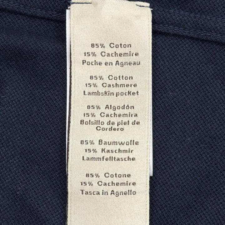 Excellent HERMES Short sleeve T-shirt Navy cotton mens M 467970HA