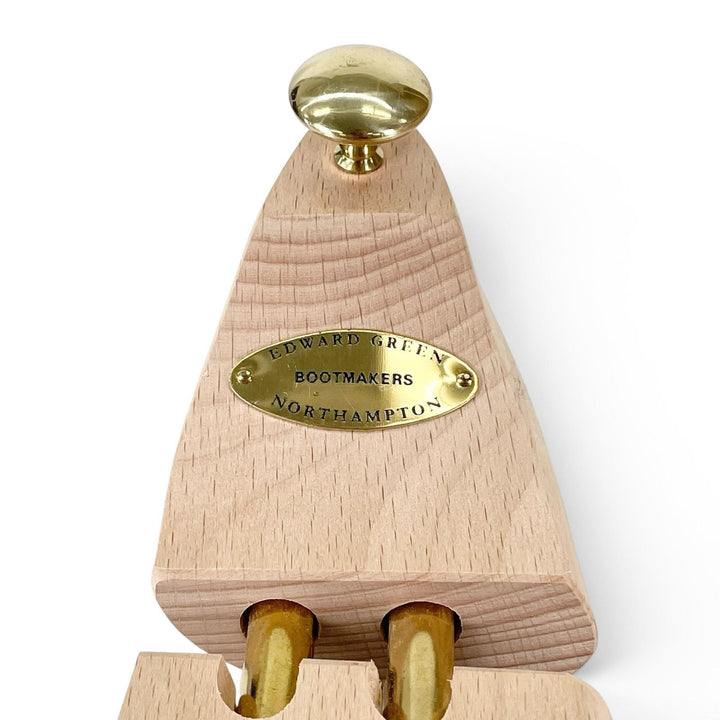 Discounted Excellent EDWARD GREEN Shoe tree Shoe trees with logo natural wooden mens