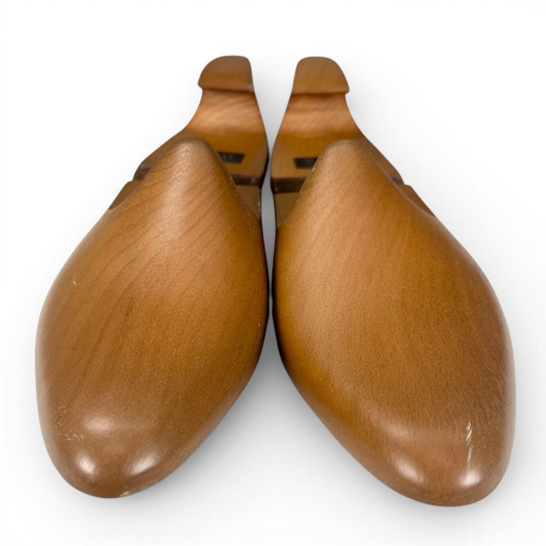 Discounted Great BERLUTI Shoe tree Logo-engraved shoe trees Brown wooden mens 7