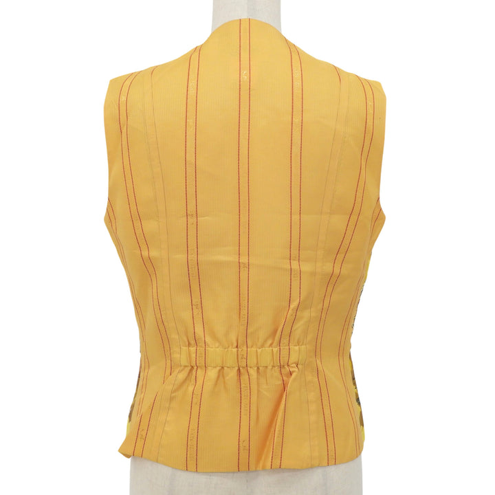 Excellent HERMES Best Concerto yellow silk Women 40
