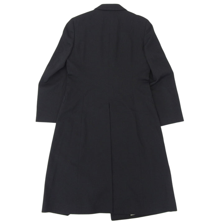 Excellent Paul Smith Chester coat Notch lapel black wool mens M