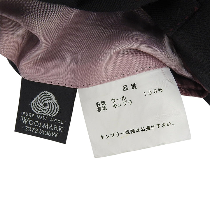 Excellent Paul Smith Chester coat Notch lapel black wool mens M