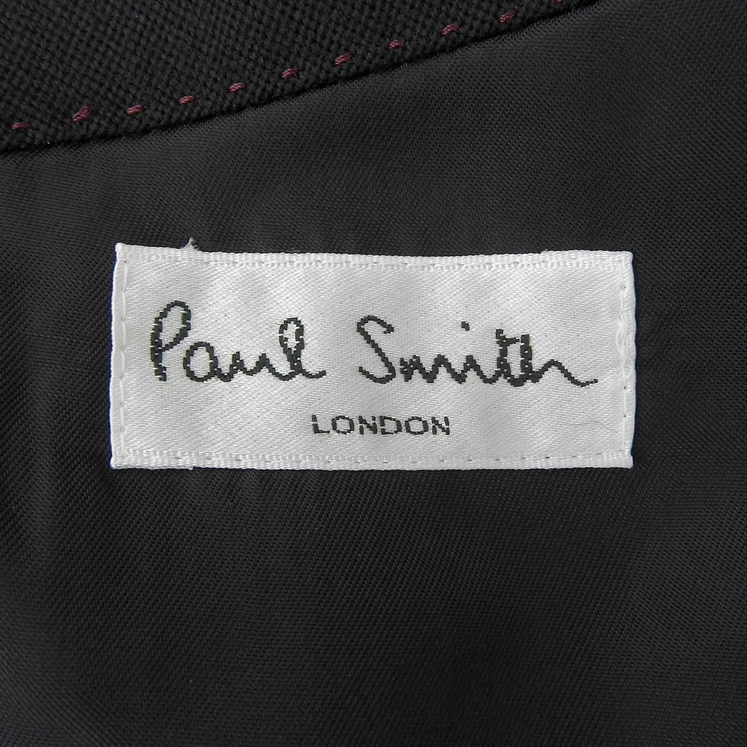 Excellent Paul Smith Chester coat Notch lapel black wool mens M