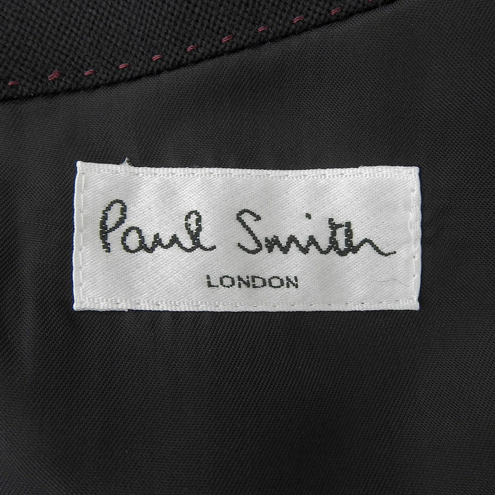 Excellent Paul Smith Chester coat Notch lapel black wool mens M