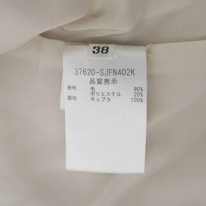 Great FOXEY BOUTIQUE tailored jacket flared sleeve beige wool Women 38 37620