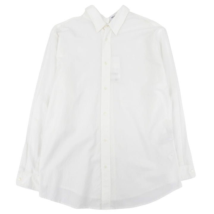Excellent HED MAYNER Long sleeve shirt white cotton mens XS HMMX60078R