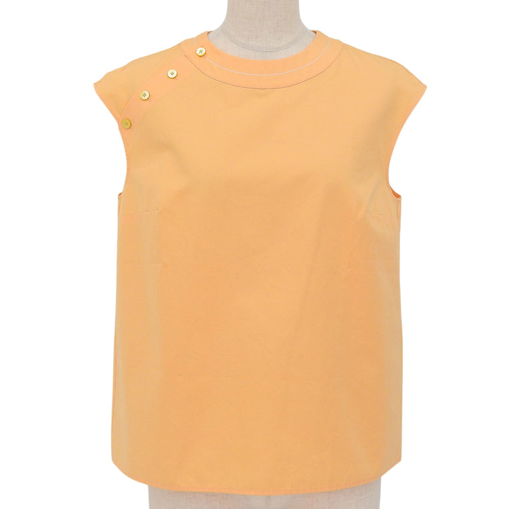 Excellent HERMES T-shirt Orange cotton Women 34
