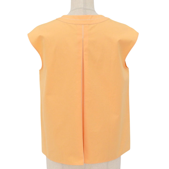 Excellent HERMES T-shirt Orange cotton Women 34
