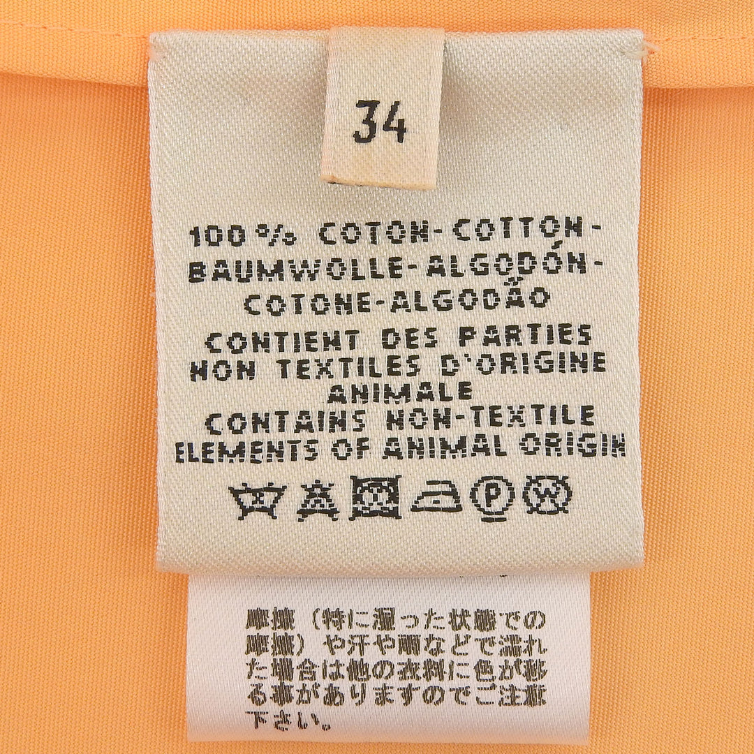 Excellent HERMES T-shirt Orange cotton Women 34