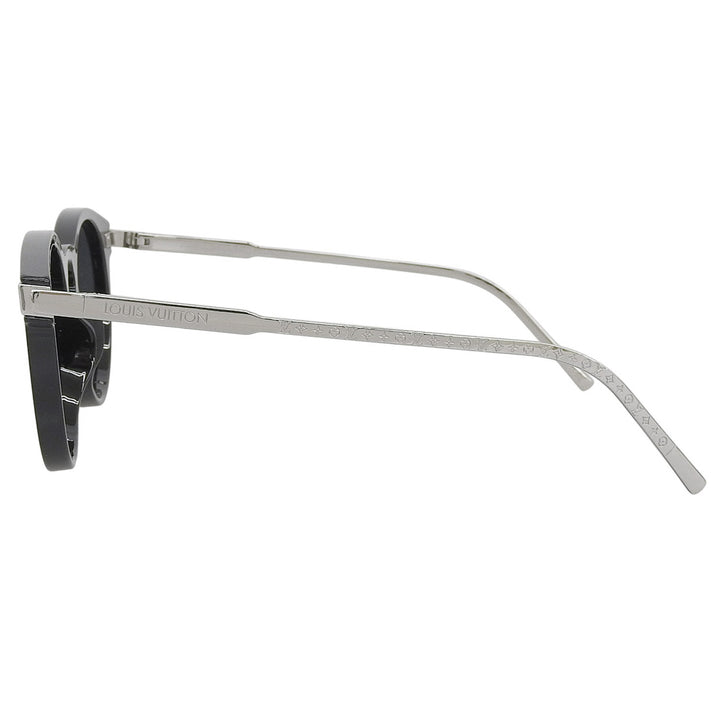 Very Good LOUIS VUITTON sunglasses LV Rise Round Monogram black mens Z1669E