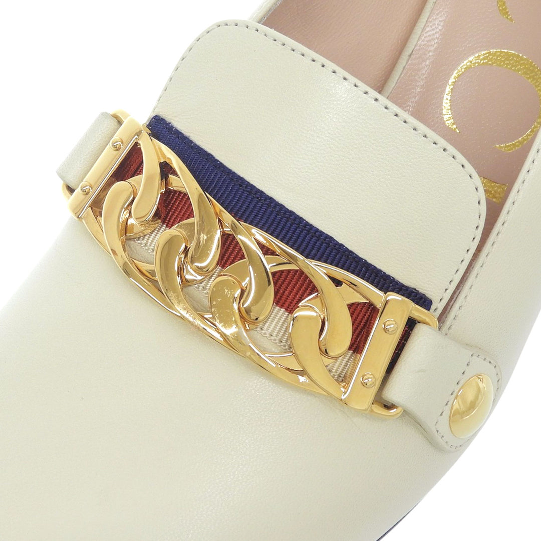 Excellent GUCCI pumps Ivory leather Women 36 537539