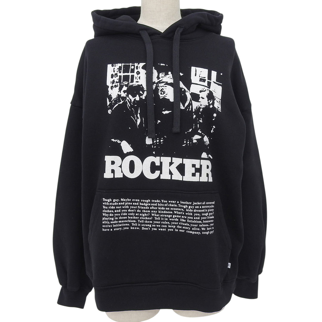 Excellent Richardson HYSTERIC GLAMOUR hoodie pullover black cotton mens S
