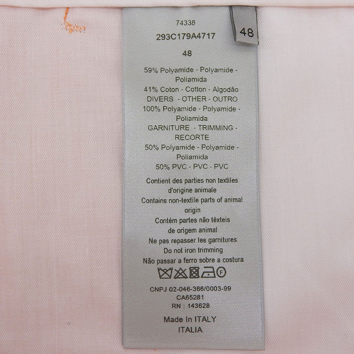 Excellent DIOR Shorts Logo patch belt design shorts Orange mens 48 293C179A4717