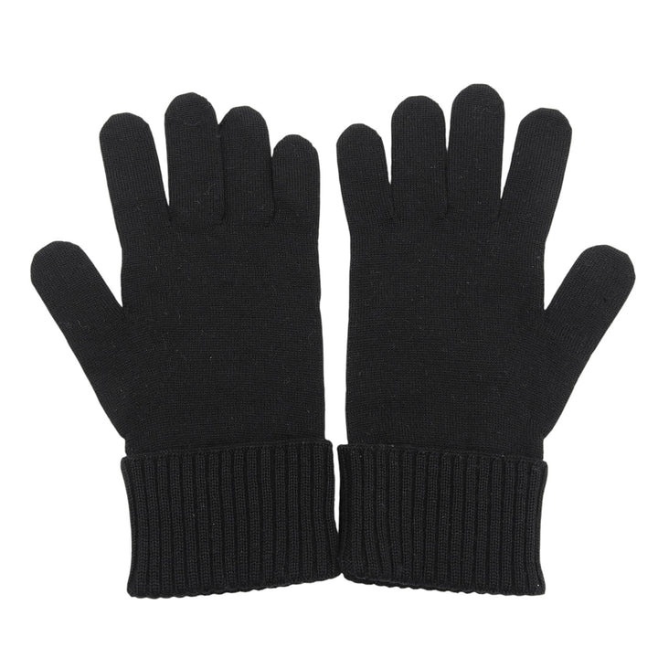 Excellent LOUIS VUITTON gloves Gompty Damier LV logo knit gloves wool mens