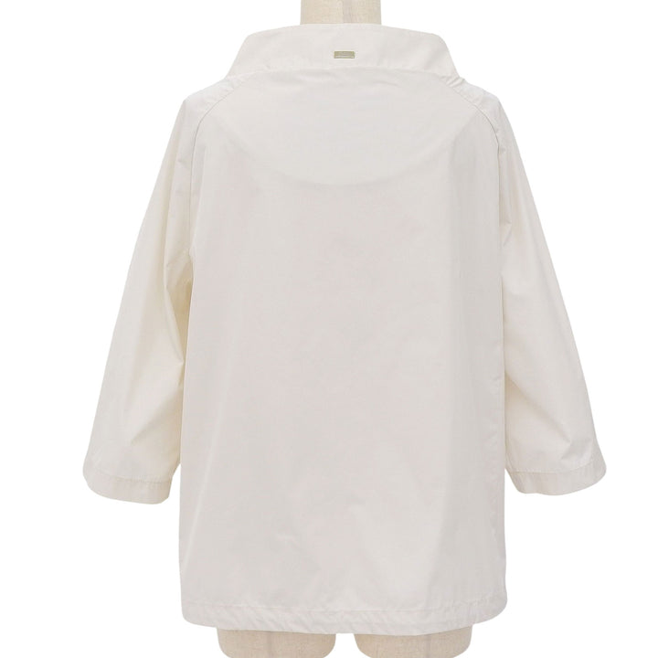 Excellent Herno Nylon jacket Ivory polyester Women 44 GI0130D