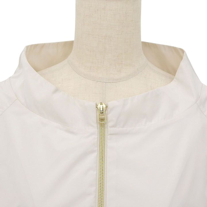 Excellent Herno Nylon jacket Ivory polyester Women 44 GI0130D
