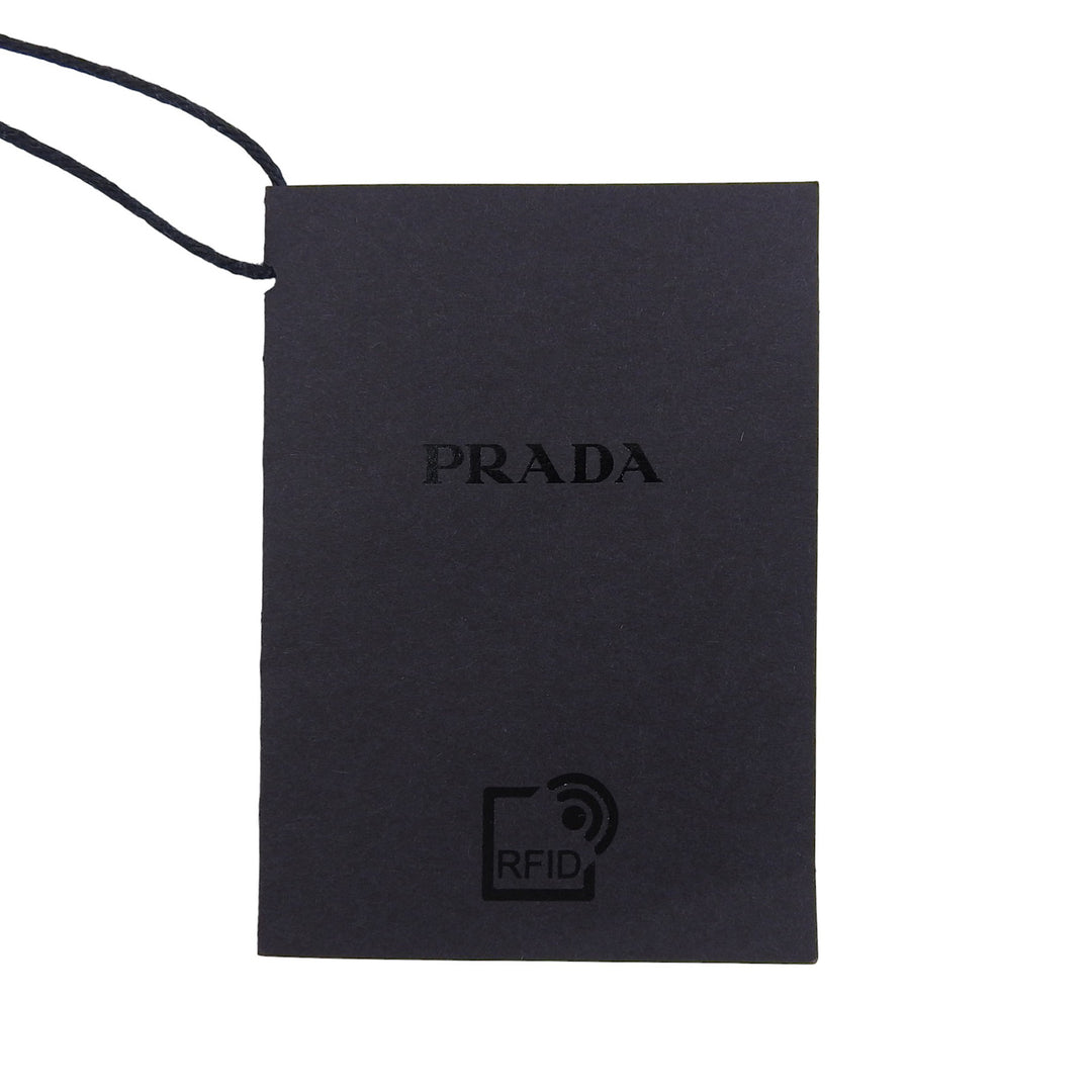 Excellent PRADA knit Rib-knit crew neck long sleeve black Women DNA964